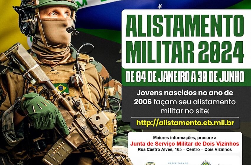  Prazo de Alistamento Militar se encerra no dia 30