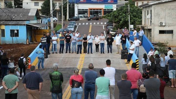  Nova ponte na Avenida Demétrio Pinzon é liberada em Boa Esperança do Iguaçu