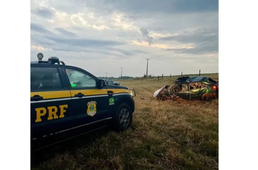  Jovem perde a vida e outras três pessoas ficam feridas em capotamento na BR-373, no Paraná