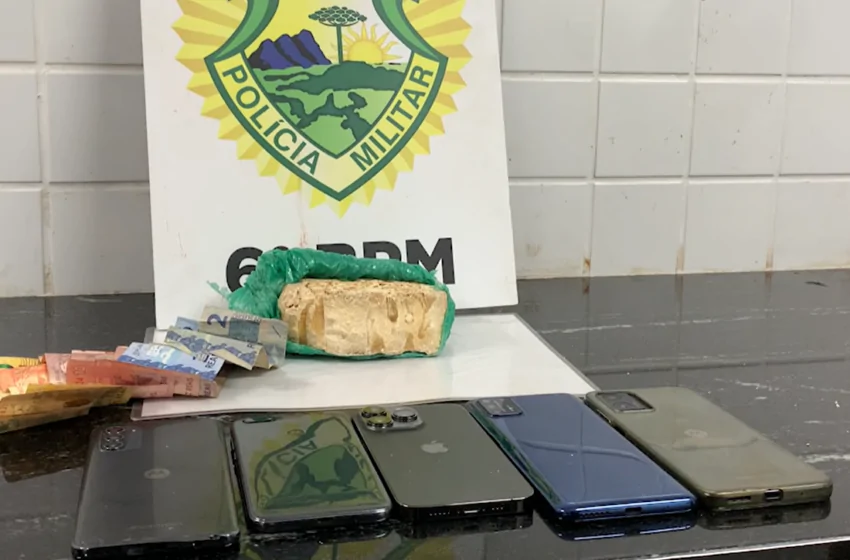  Polícia Militar  prende traficante de crack e recupera diversos celulares furtados