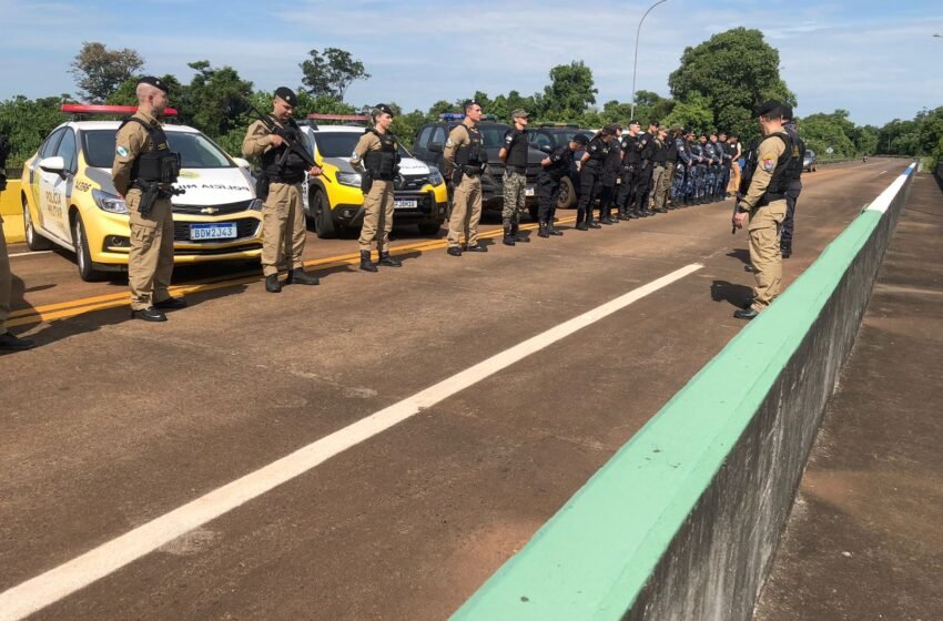  Operação conjunta da PM Brasileira e Argentina é deflagrada nesta segunda-feira (18)