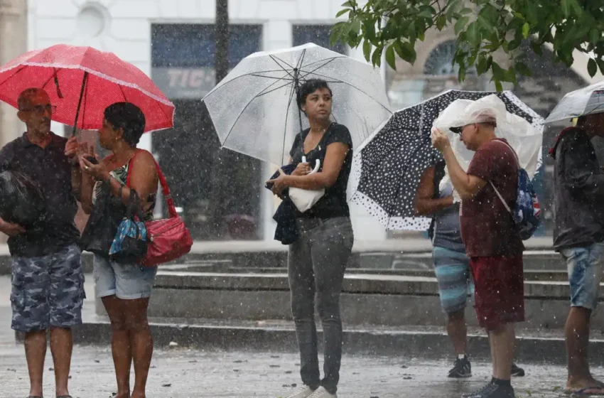  Inmet emite alerta para chuvas intensas em várias regiões do país