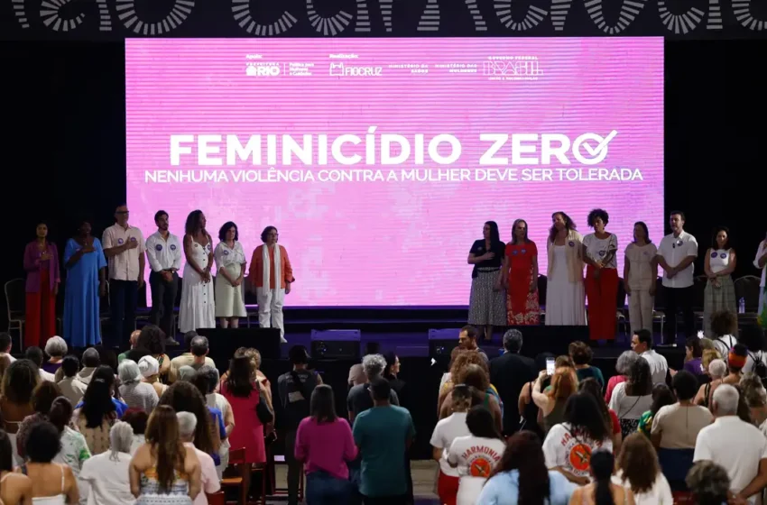  Governo Federal Lança Campanha “Feminicídio Zero” na Sapucaí