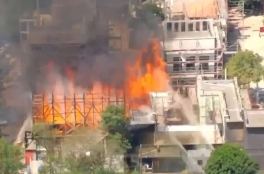  Incêndio nos Estúdios Globo deixa feridos e destrói cenários de novelas