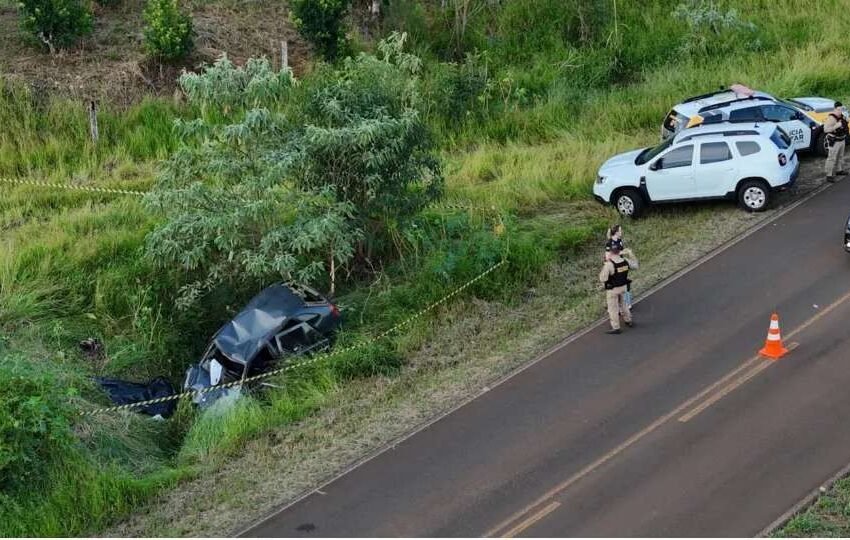  Idosa de 70 anos morre em acidente na BR-158 no Paraná