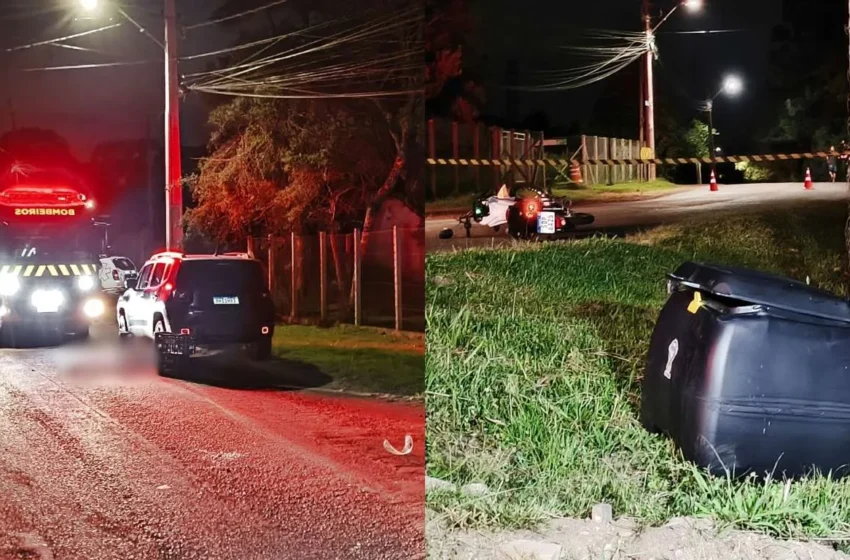  Motorista Invade Contramão e Colide com Motoboy em Curitiba; Vítima Morre no Local