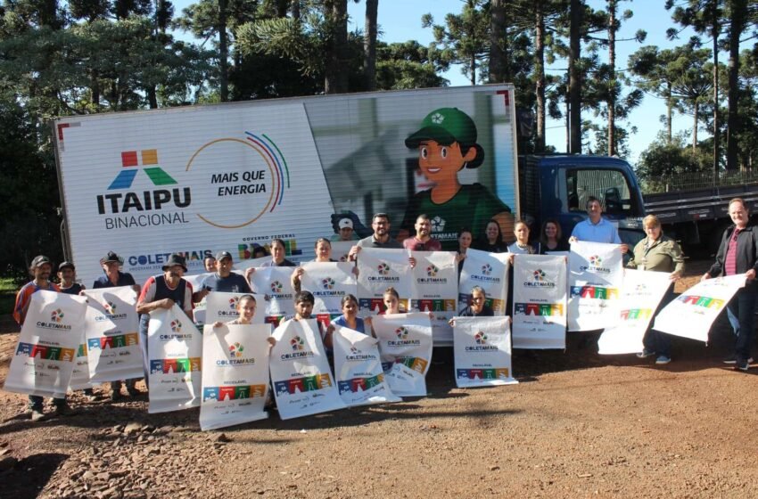  Salgado Filho (PR) recebe caminhão de coleta seletiva doado pela Itaipu Binacional