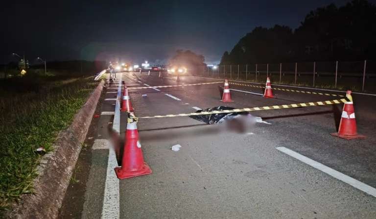 Atropelamento fatal em rodovia: vítima cruzava em local não permitido