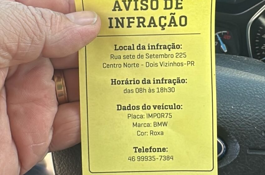  Prefeitura esclarece ação publicitária que usou simbologia oficial em “aviso de infração” fictício