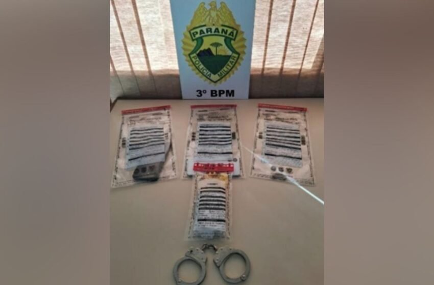  Dupla é presa com drogas após transporte de entorpecentes entre cidades do sudoeste paranaense
