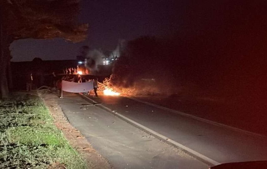  BR-272 é interditada  em manifestação indígena