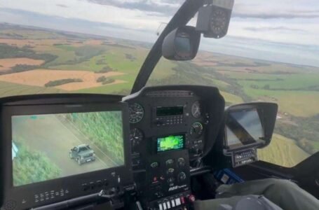 Polícia Militar apreende 700 kg de maconha com apoio de helicóptero