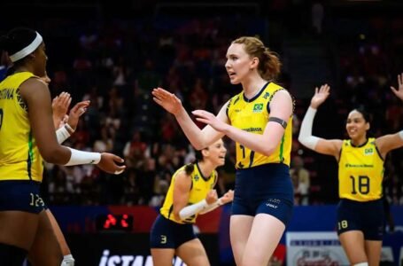 Seleção feminina brilha em Istambul e mantém campanha perfeita na VNL 2025