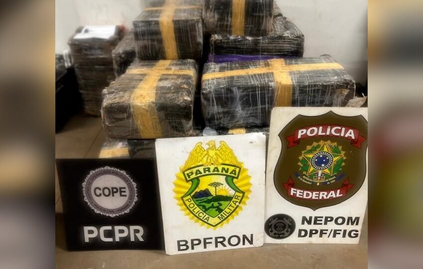  Polícia apreende carga de maconha que se aproxima dos 400 kg
