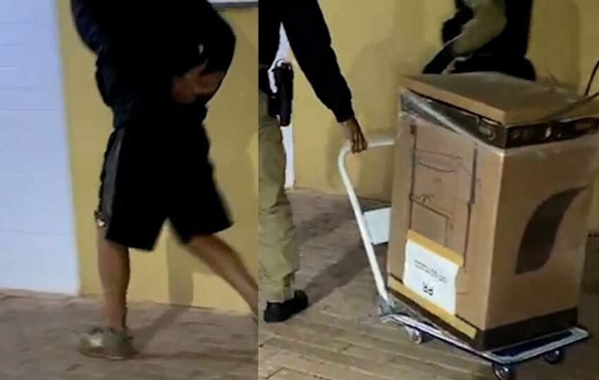  Polícia Detém Homem com Máquina de Café Supostamente Furtada