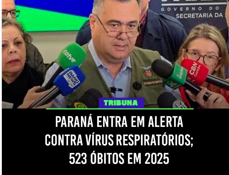  Crise respiratória no Paraná: estado registra 523 óbitos e decreta emergência por 90 dias; vacinação é reforçada