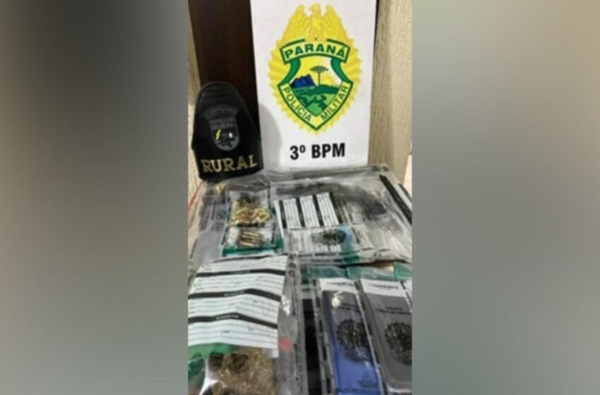  Ação policial resulta na apreensão de armas e entorpecentes na região