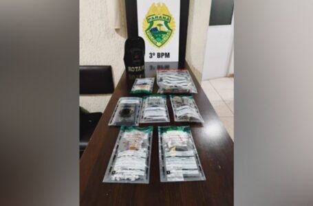 ROTAM flagra tráfico de drogas e arma irregular em residência