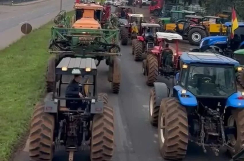  Tratoraço no RS pressiona por solução definitiva: agricultores exigem securitização de R$ 72 bilhões em dívidas