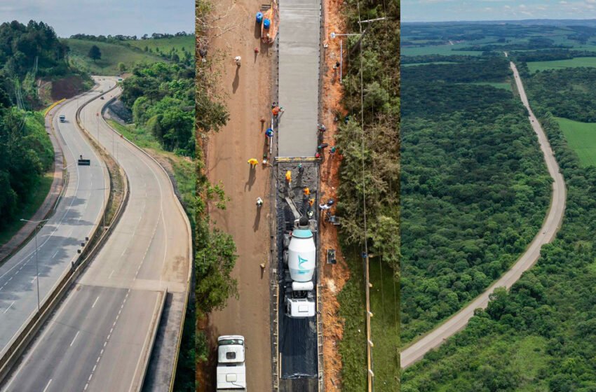  Com 500 km, Paraná implementa maior programa de rodovias de concreto do país