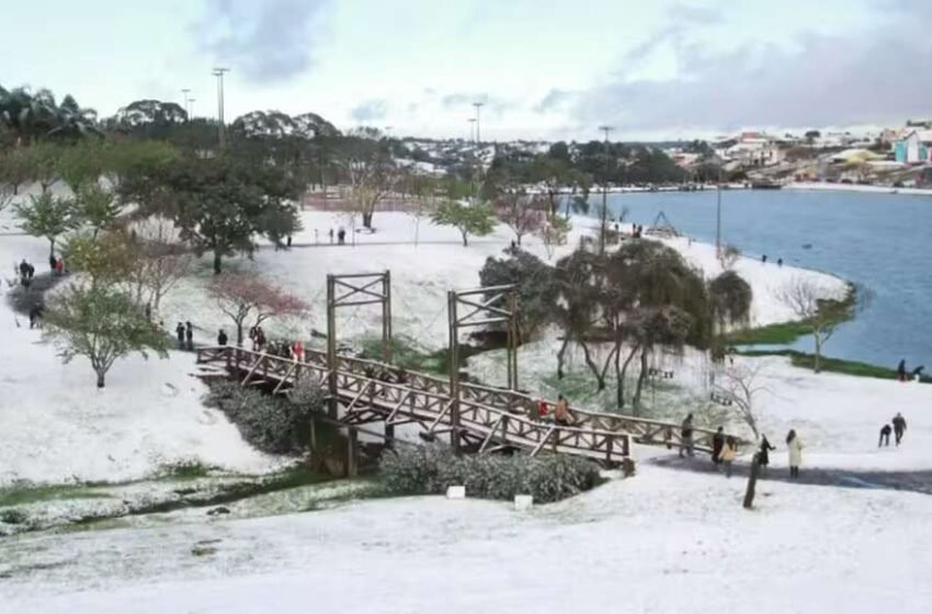  Frio intenso no Paraná, mas a neve continua uma raridade — saiba o porquê