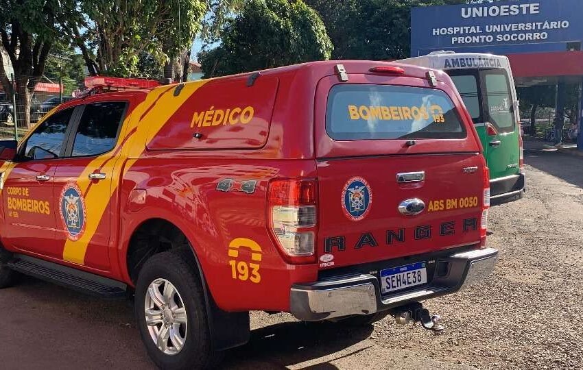  Queda de grande altura deixa homem gravemente ferido no Oeste do Estado