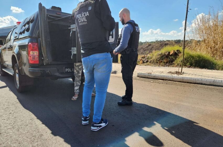  Homem é detido durante investigação de assassinato ocorrido no interior