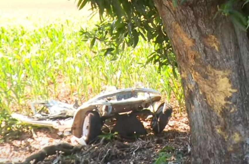  Acidente brutal termina em tragédia familiar com morte de pai e filho