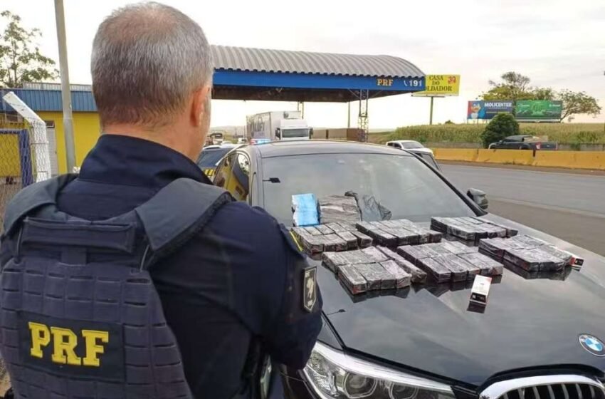  Polícia encontra carga de canetas emagrecedoras ilegais escondida em fundo falso de carro luxo