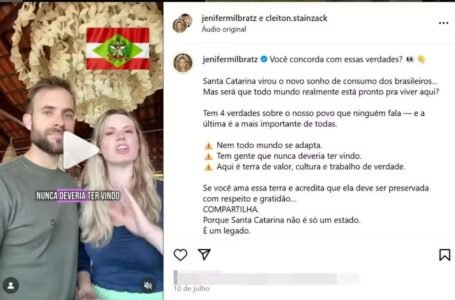 Casal é denunciado por xenofobia após publicar vídeo com ataques a migrantes
