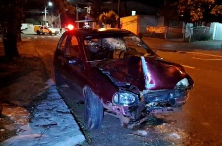 Dupla se fere após colisão e tenta despistar autoridades sobre o ocorrido