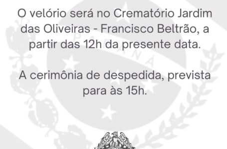 Polícia Militar presta homenagem em despedida a Sargento vítima de acidente