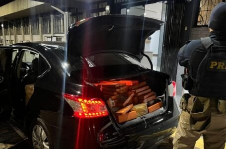 Apreendido carga de 500 kg de maconha durante fiscalização na BR-277