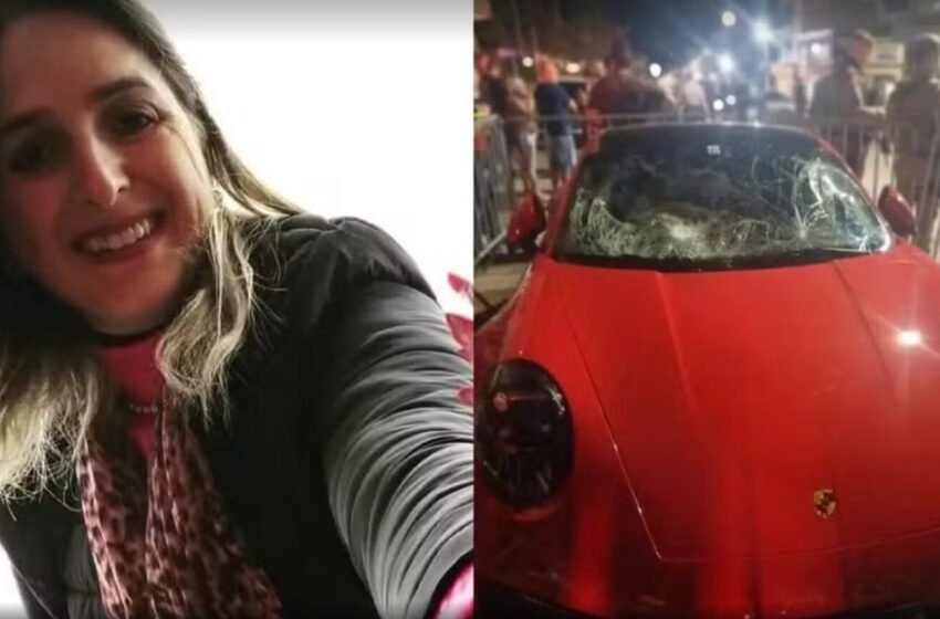  Mulher morre e 2 ficam feridas após atropelamento com Porsche em evento de carros esportivos em SC