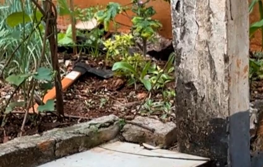  Crime familiar: homem mata pai a golpes de machado