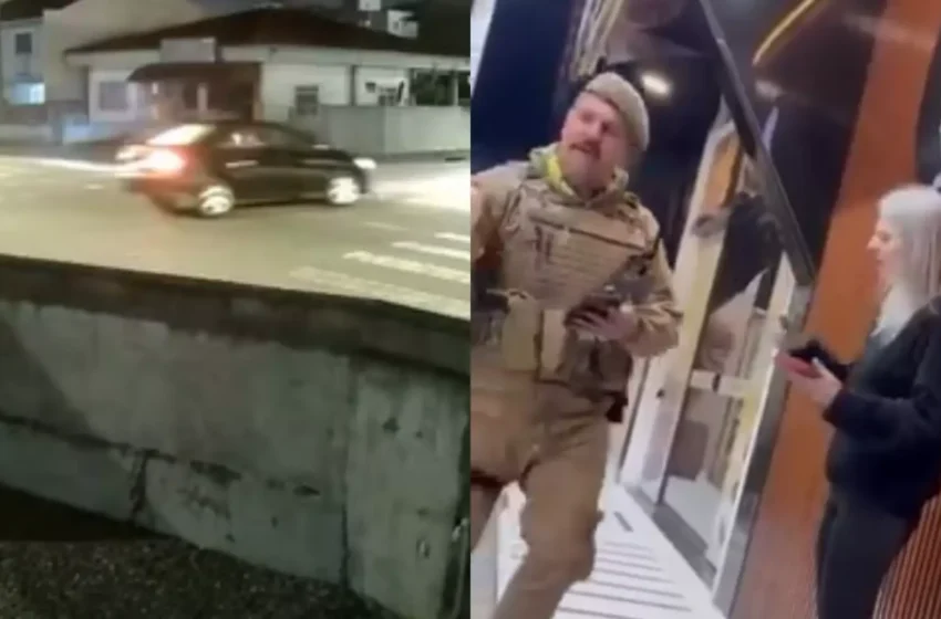  Acidente em Joinville: mulher bêbada quase mata motociclista e surpreende com explicação