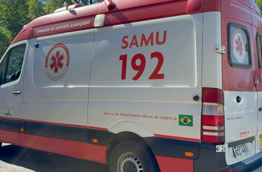  Colisão entre carro e moto deixa casal ferido em Dois Vizinhos