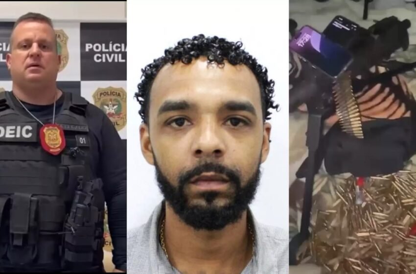  Polícia prende em Florianópolis principal fornecedor de fuzis do comando vermelho