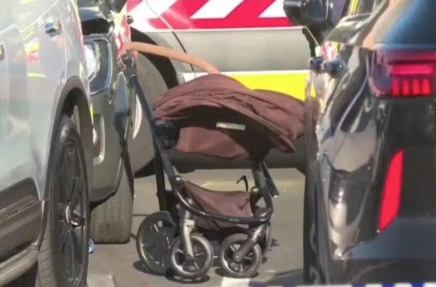  Bebê de 5 meses morre após carrinho ser atingido em estacionamento