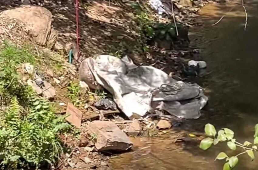  Homem é encontrado morto dentro de saco jogado em rio