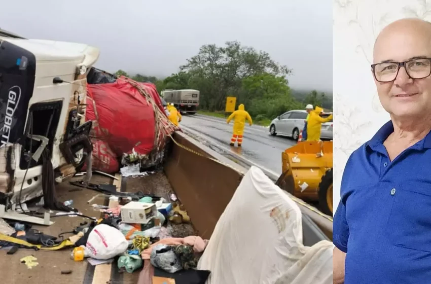  Homem de Chapecó morre após colisão envolvendo caminhão na BR-163