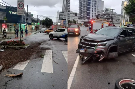 Tentativa de salvar bebê engasgado termina em grave acidente em Balneário Camboriú