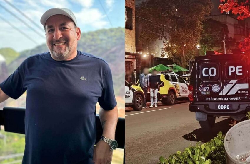  Morre no hospital homem baleado dentro de banheiro de bar por policial civil em Curitiba