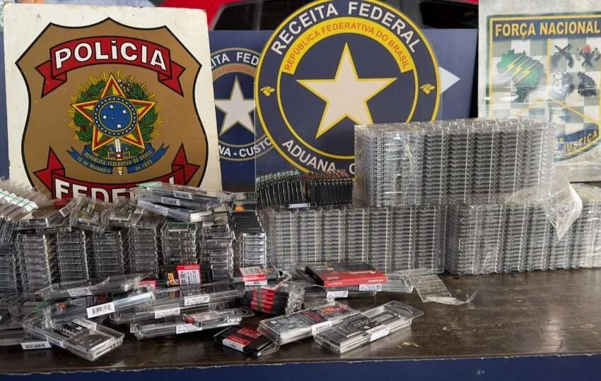 Contrabando tecnológico: carro é flagrado com 900 processadores ocultos no Paraná