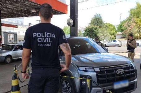 Baleado no rosto, homem dirige até posto de combustíveis para pedir ajuda no Paraná