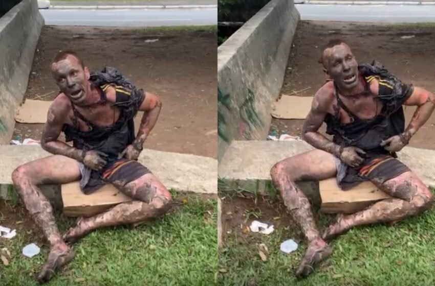 Morador de rua é socorrido após levar choque tentando furtar fios