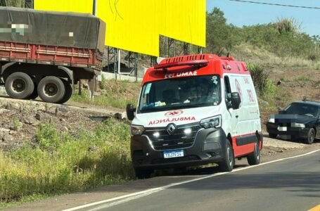 Acidente entre carro e moto mobiliza socorristas em Francisco Beltrão