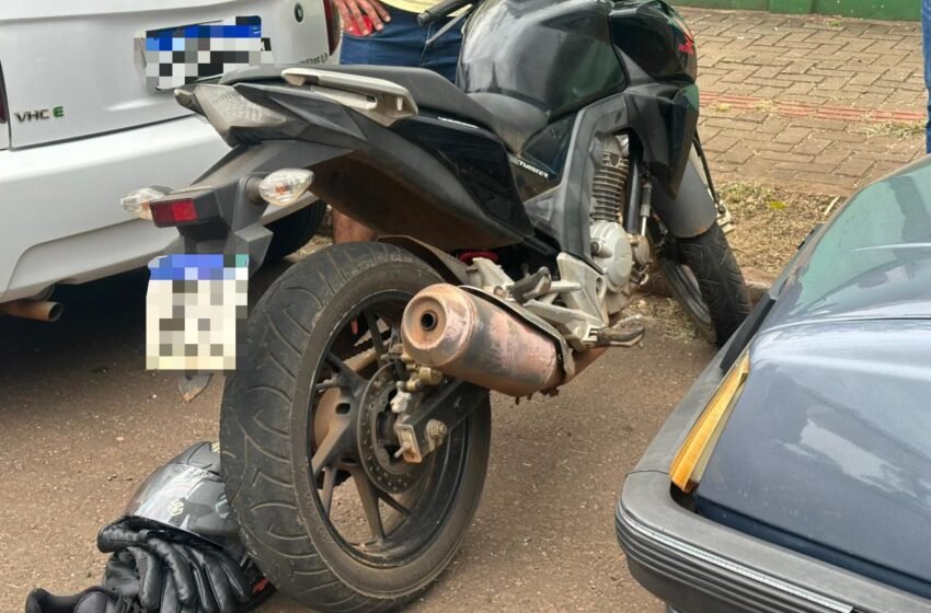  Homem e mulher ficam feridos após colisão entre moto e carro em Dois Vizinhos