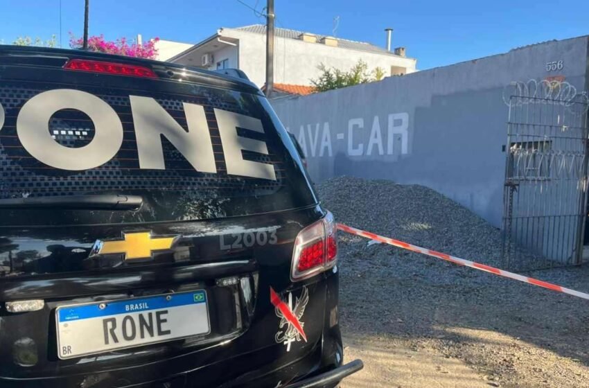  Suspeito morre e comparsa é preso após tiroteio em lava-car no Paraná