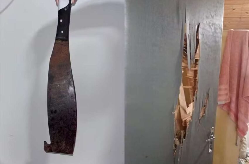  Por ciúmes, homem ataca companheira com facão e causa ferimentos graves